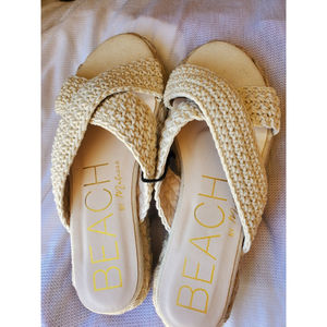 BEACH by Matisse NWOT Kalani Woven Sandals